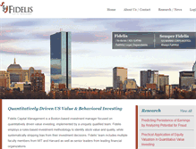 Tablet Screenshot of fidelis-capital.com